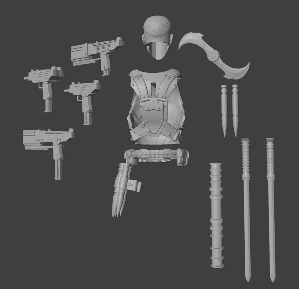 Blade 1/12 Action Figure Kit