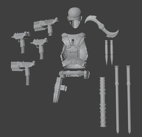 Blade 1/12 Action Figure Kit