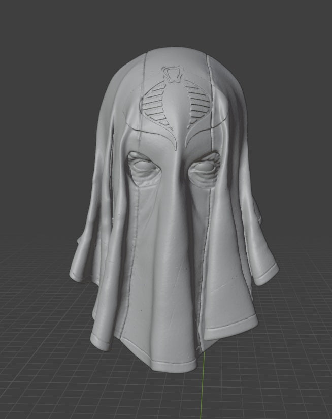 Cobra Commander Hooded Face