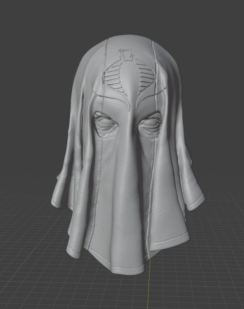Cobra Commander Hooded Face