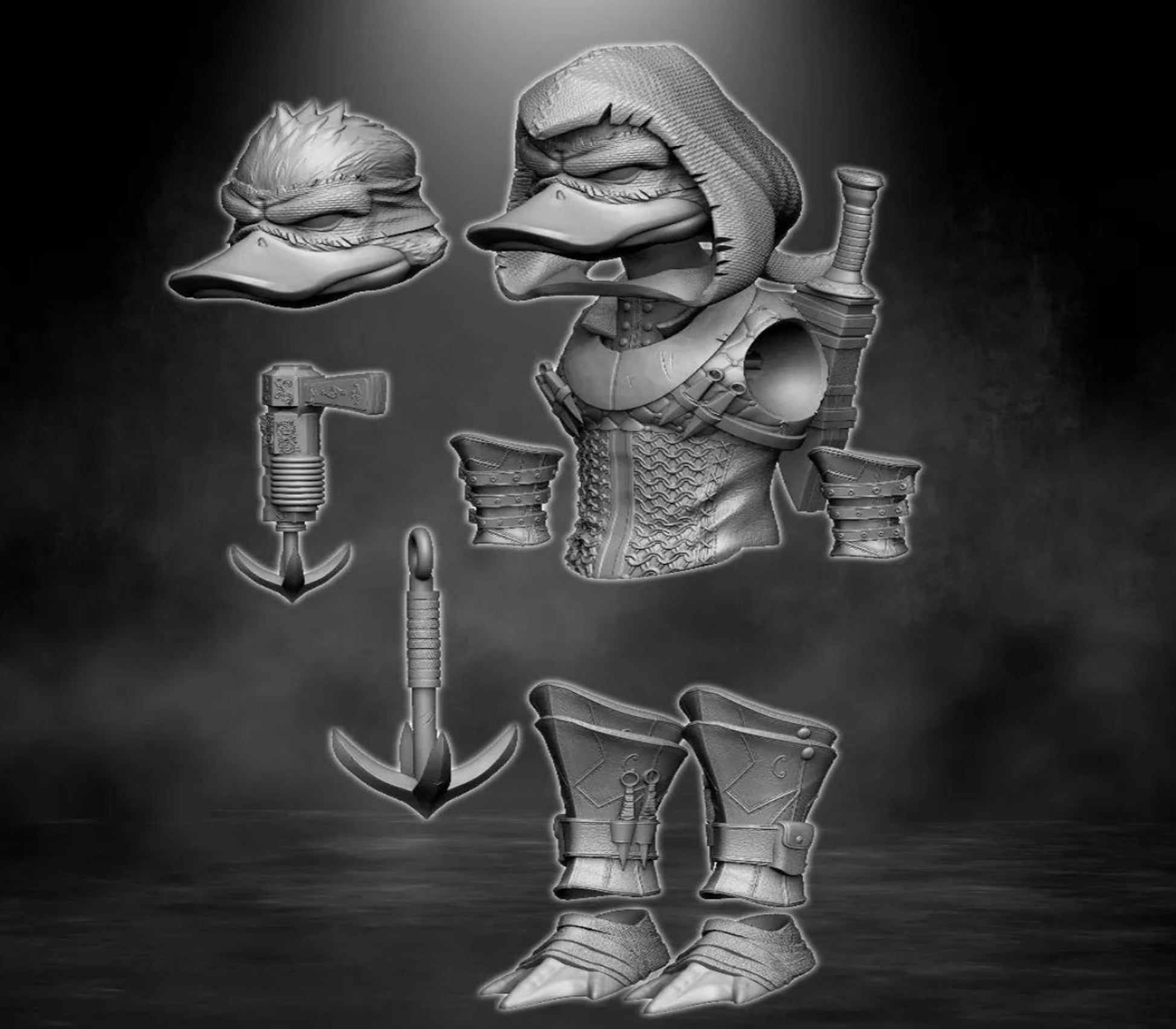 Mythic Legions Duck Assassin