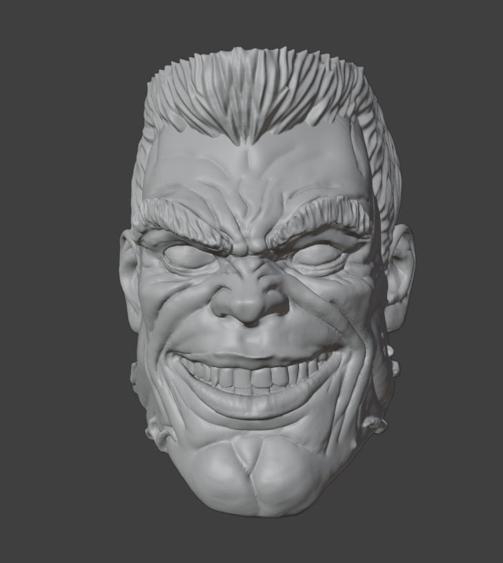 Unmasked Eddie Brock 1/12 Head Sculpt