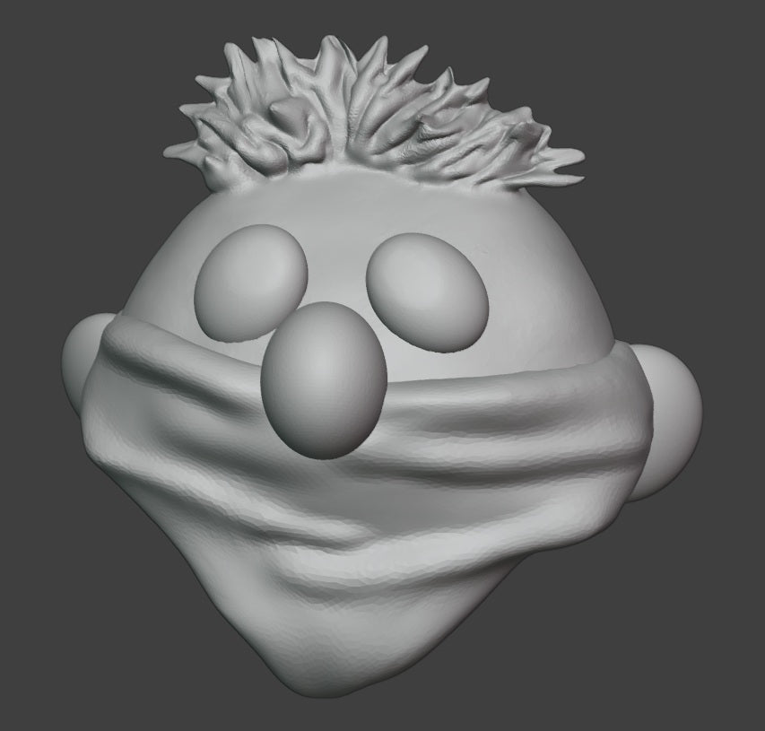 Ernie with bandana from sesame street