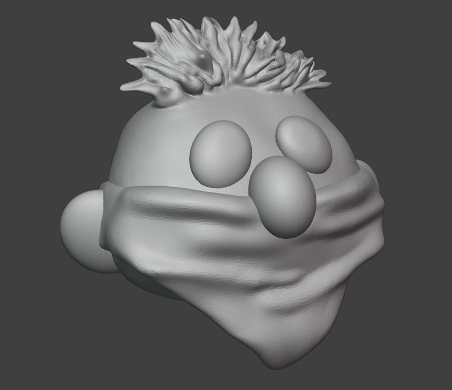 Ernie with bandana from sesame street