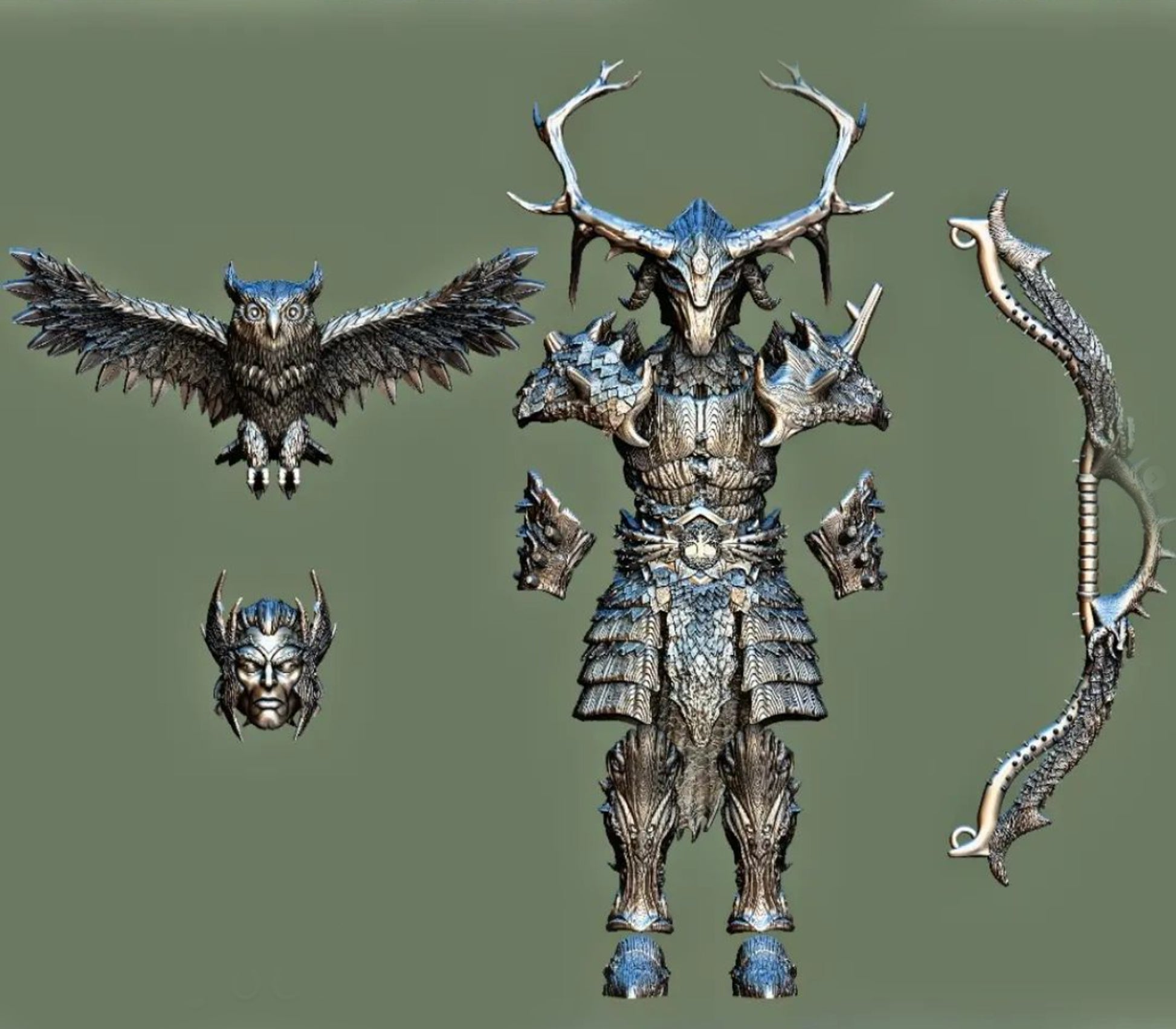 Mythic Legions Forest Knight Kit