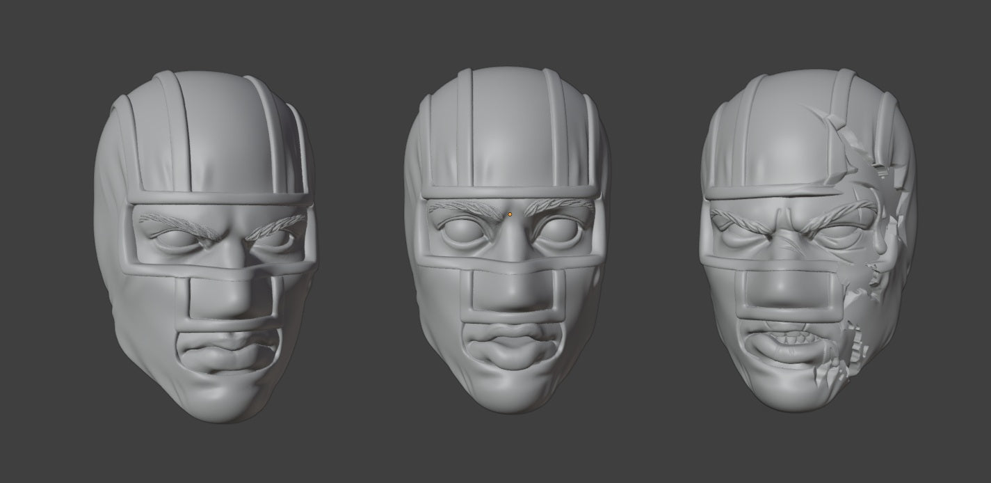 Kickass 1/12 Head Sculpt